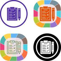 Clipboard Icon Design vector