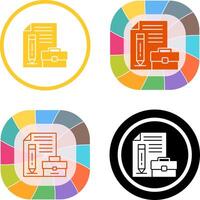 Portfolio Icon Design vector