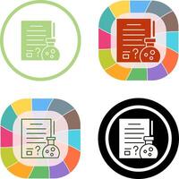 Hypothsis Icon Design vector