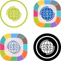 Globe Icon Design vector