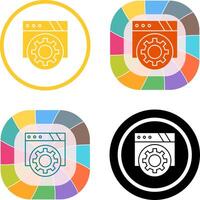 Browser Icon Design vector