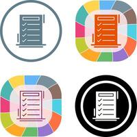 To-do List Icon Design vector