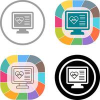 Cardiogram Icon Design vector