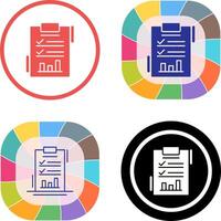 Report List Icon Design vector