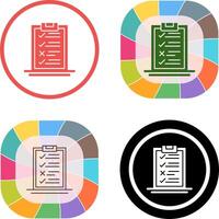 Delivery List Icon Design vector