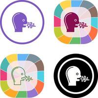 Bad Breath Icon Design vector