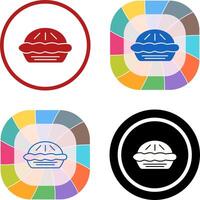 Pie Icon Design vector