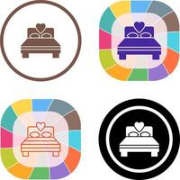 Bedroom Icon Design vector