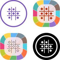 Tic Tac Toe Icon Design vector