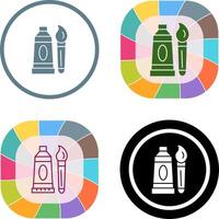 Oil Paint Icon Design vector