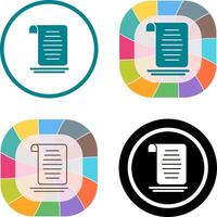 Document Icon Design vector