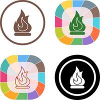 Fire Icon Design vector