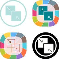 Combine Icon Design vector