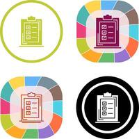 Checklist Icon Design vector