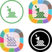 Brickwall Icon Design vector