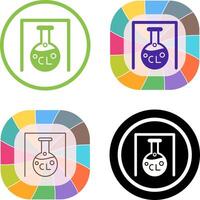 Flask Icon Design vector