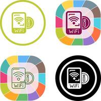 Wifi señal icono diseño vector