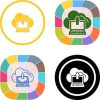 Backup Icon Design vector