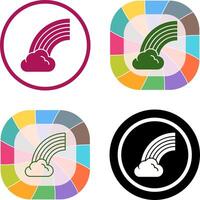 Rainbow Icon Design vector