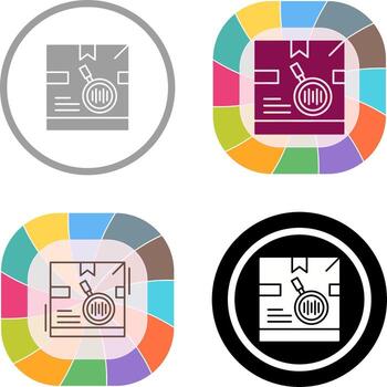 rastreo código icono diseño vector