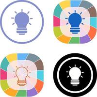 Light Bulb Icon Design vector