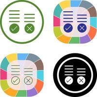 Voting Result Icon Design vector