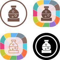 Flask Icon Design vector