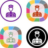 Police Man Icon Design vector