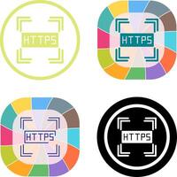 Https Icon Design vector