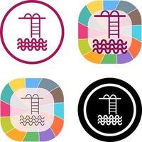 Swiming pool Icon Design vector