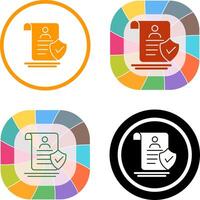 Verified Icon Design vector