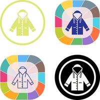 Raincoat Icon Design vector