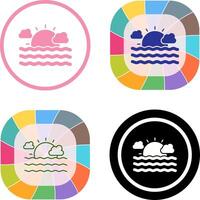 Sea Icon Design vector