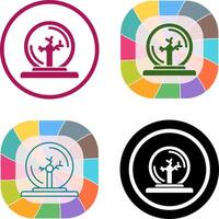 Plasma Ball Icon Design vector