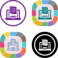 Document Icon Design vector