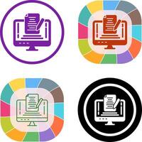 Note Icon Design vector