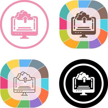 Upload Icon Design vector