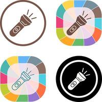 Flash Light Icon Design vector