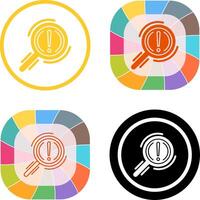 Problem Icon Design vector