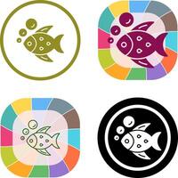 diseño de icono de pescado vector