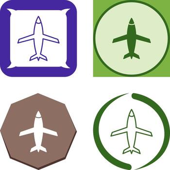 diseño de icono de avión vector