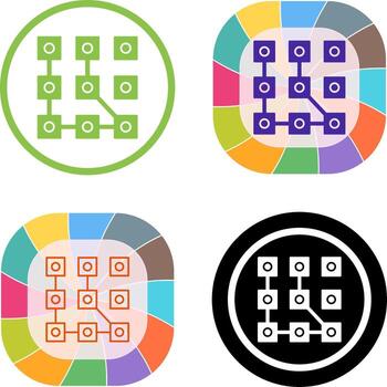 Pattern Icon Design vector