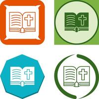 Biblia icono diseño vector