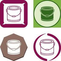 Paint Bucket Icon Design vector