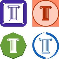 Pillar Icon Design vector