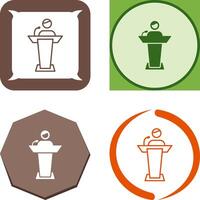 Elected Candidate Icon Design vector