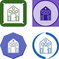 Building Icon Design vector