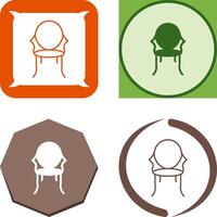 Ancient Chair Icon Design vector