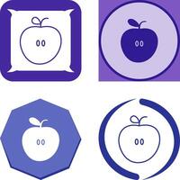 diseño de icono de manzanas vector