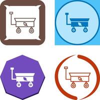 Garden Cart Icon Design vector